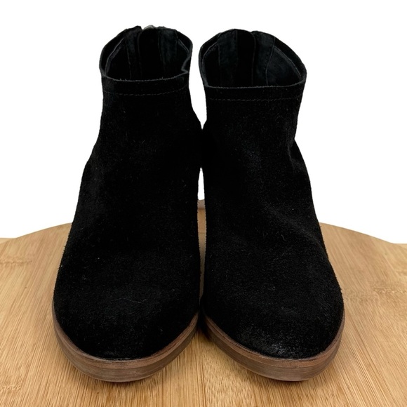 Dolce Vita (Main Line) Black Suede Block-Heel Ankle Boots, 2.5″ Heel - Size 6 - Picture 4 of 16